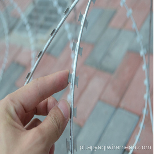 BTO22 BTO28 CONCERTINA Razor Wire z Duted Galvised